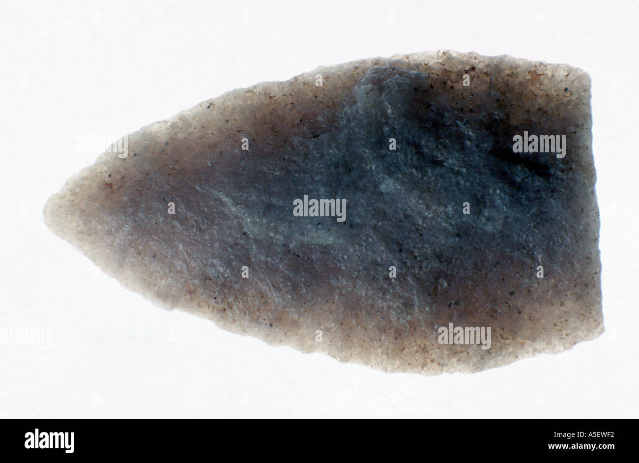 stone arrowhead Stock Photo