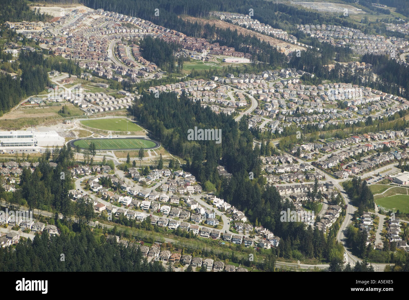 Heritage Mountain Port Moody British Columbia Canada Stock Photo Alamy