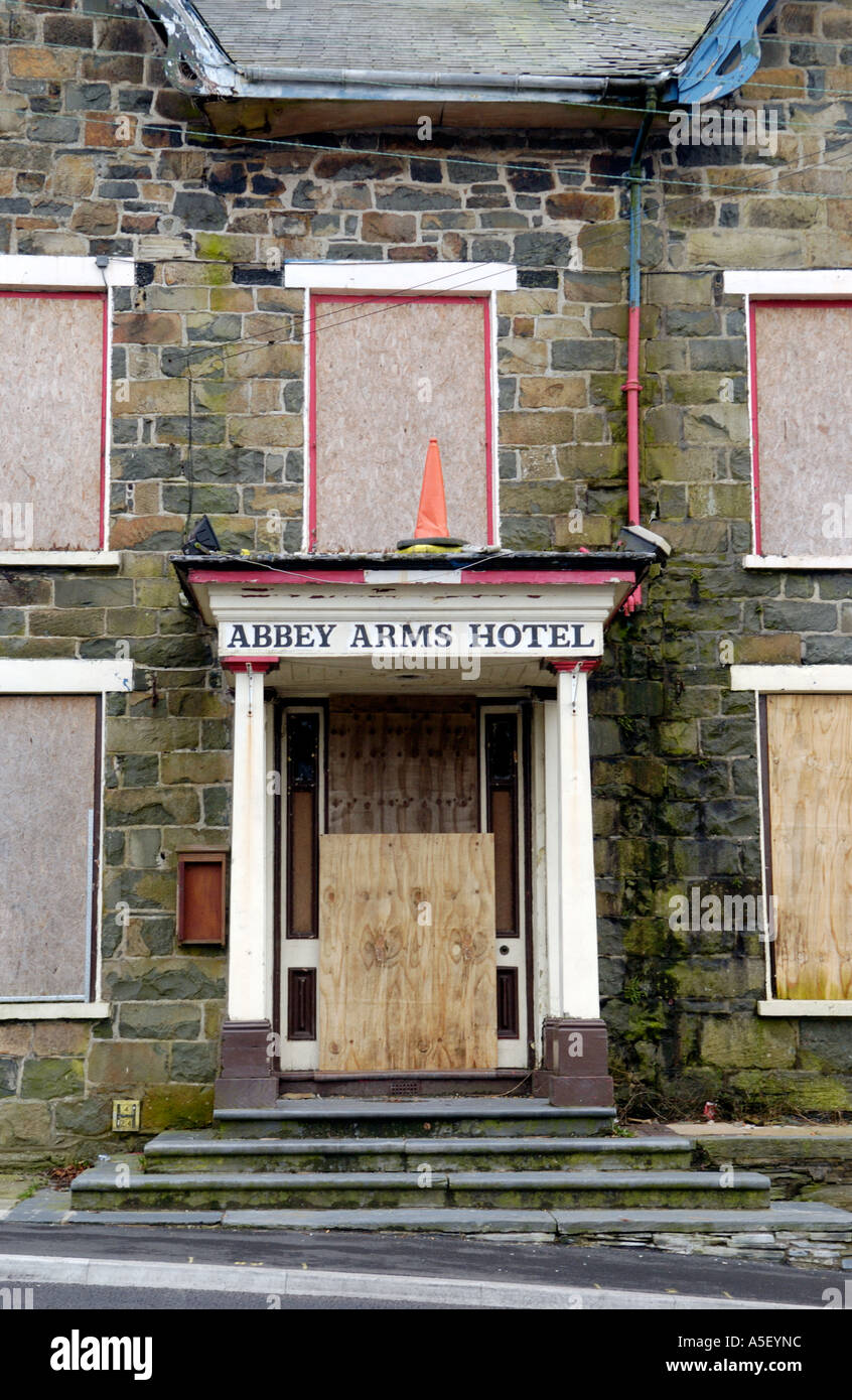 Abbey Arms Hotel pub at Llan Ffestiniog Gwynedd North Wales UK GB