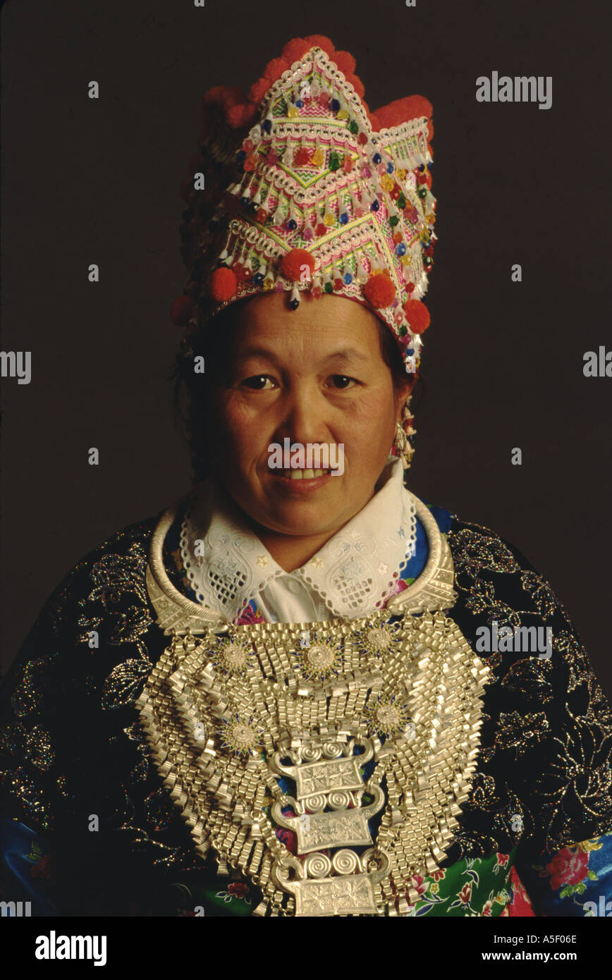 Laotian Hmong woman immigrant in traditional dress in Hobart, Tasmania