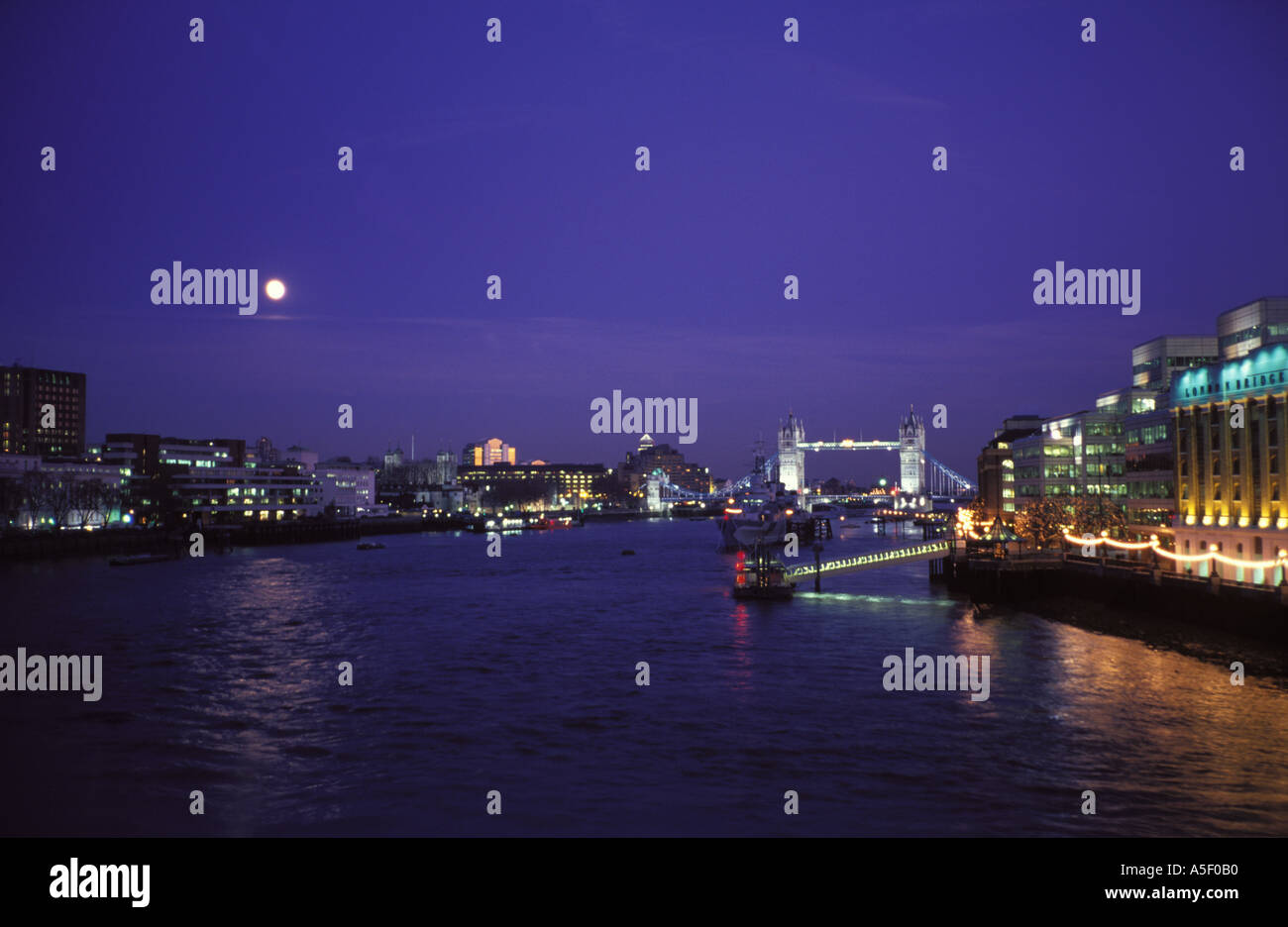 London the Pool of London Stock Photo