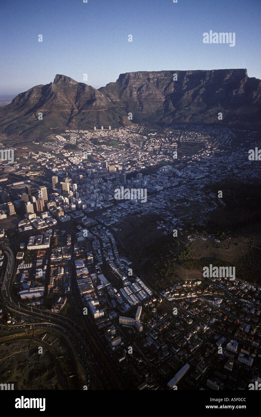 Cape Town aerial view Stock Photo