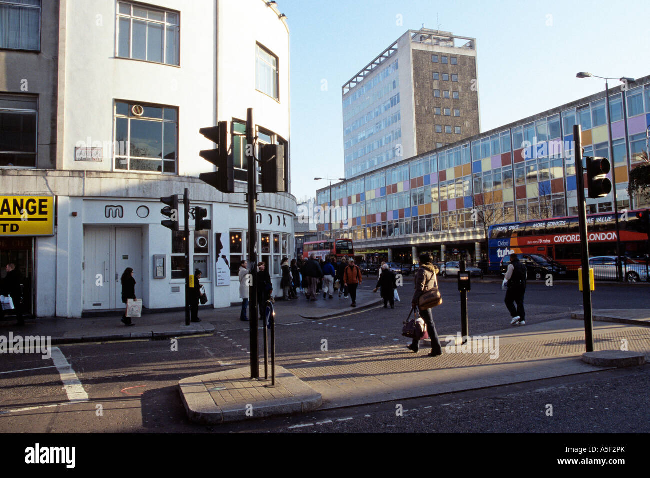 A street scene in the Notting Hill gate area London Stock Photo Alamy