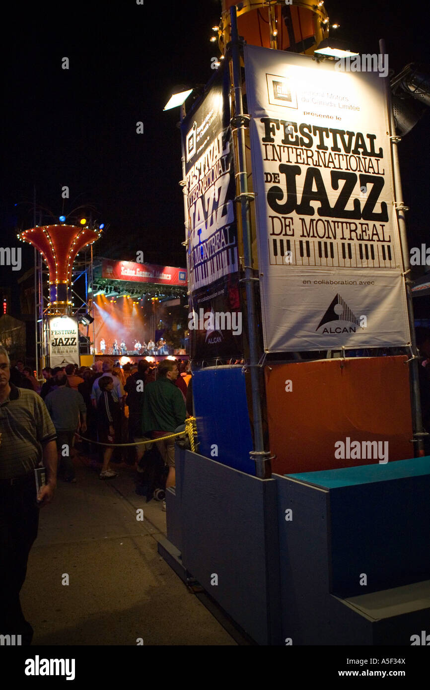 Montreal Jazz Festival Stock Photo Alamy