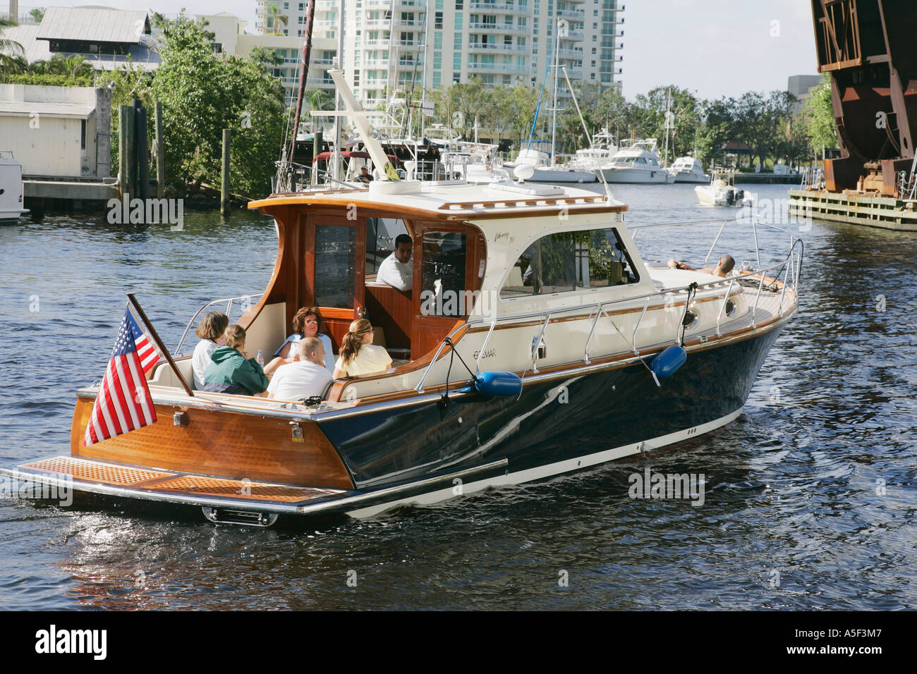 Fort Lauderdale FL Florida intracoastal waterway sailing yacht rich