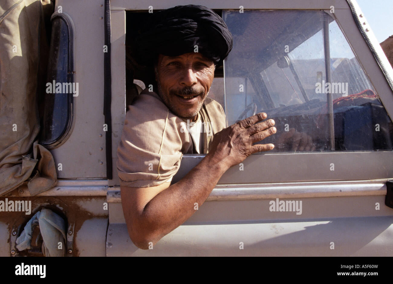 A Saharawi refugee at a refugee camp in Tindouf a province in western Algeria Stock Photo