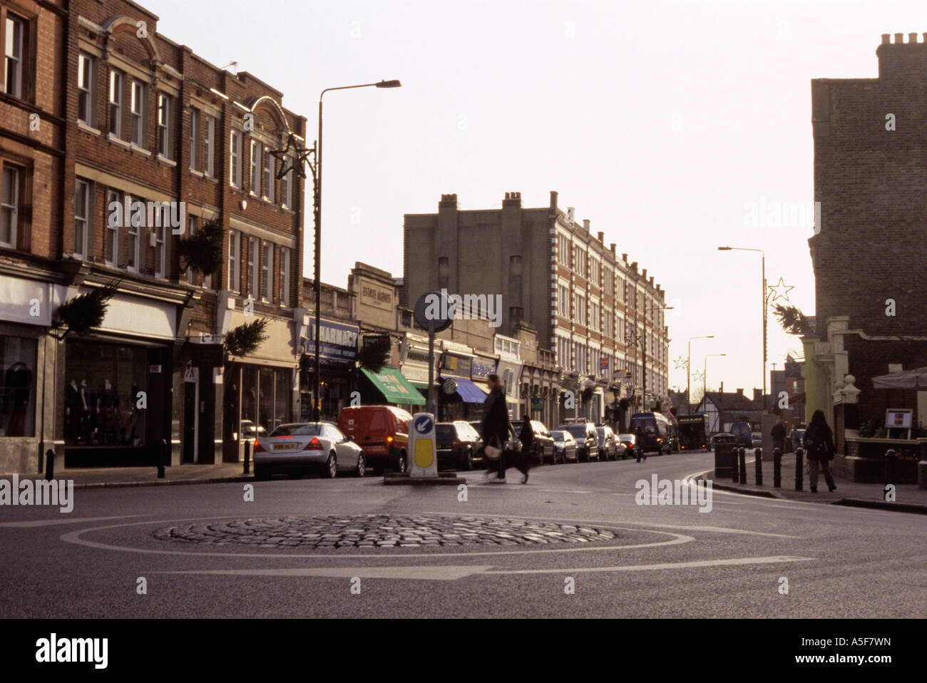 A scene of the Wimbledon village in London Stock Photo Alamy