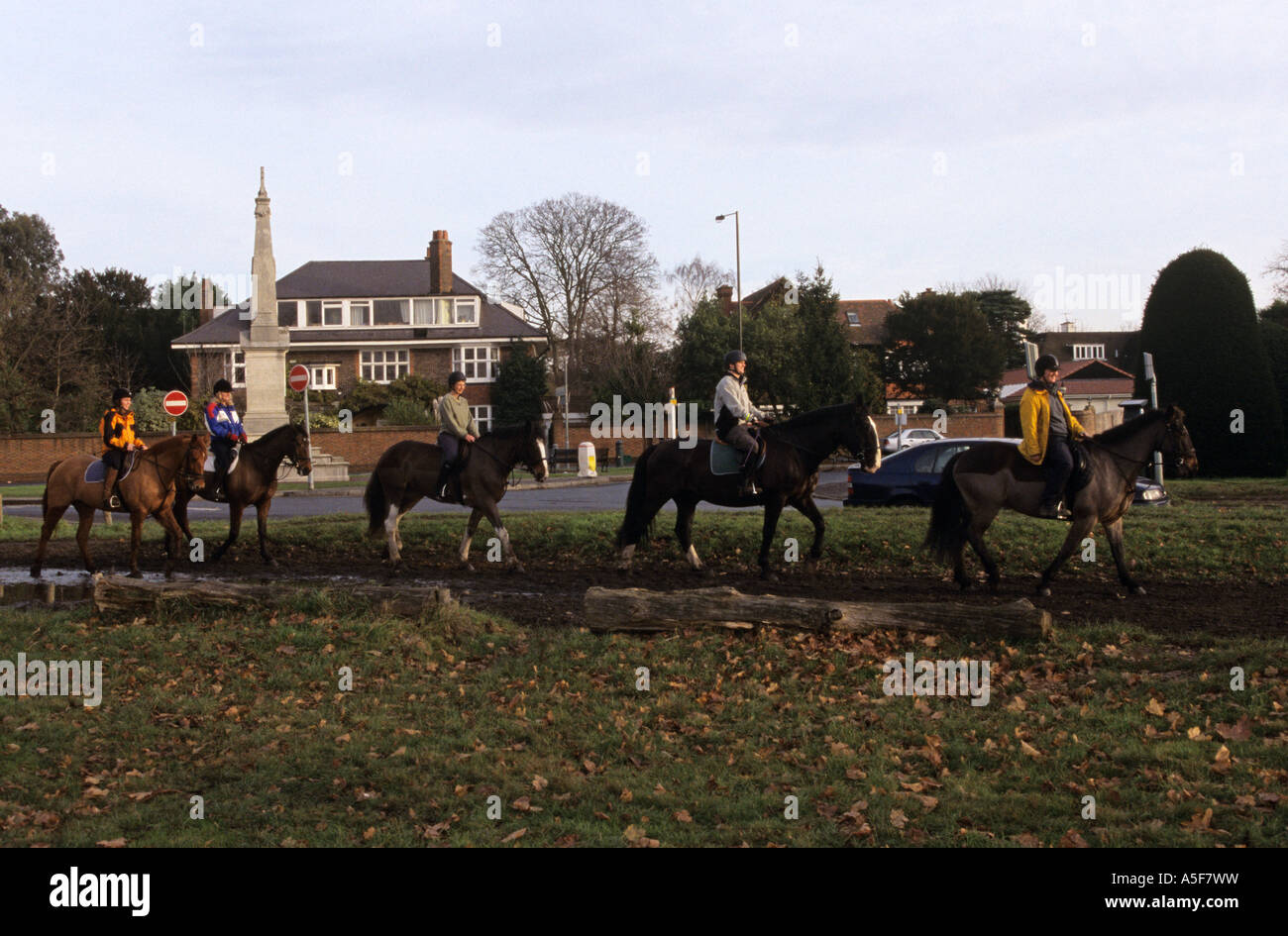 Wimbledon horse riding hires stock photography and images Alamy