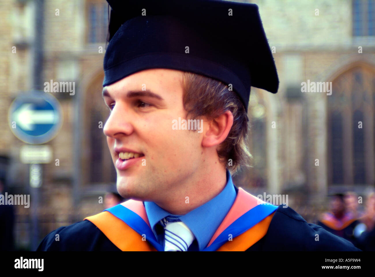 male student at graduation ceremony Stock Photo - Alamy