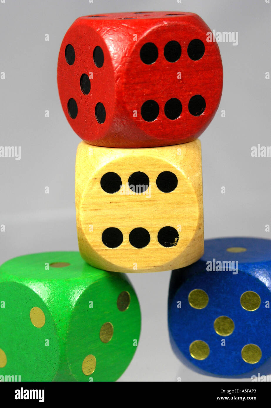 5 Pack NEW Cream Color Dice Poker Dice 
