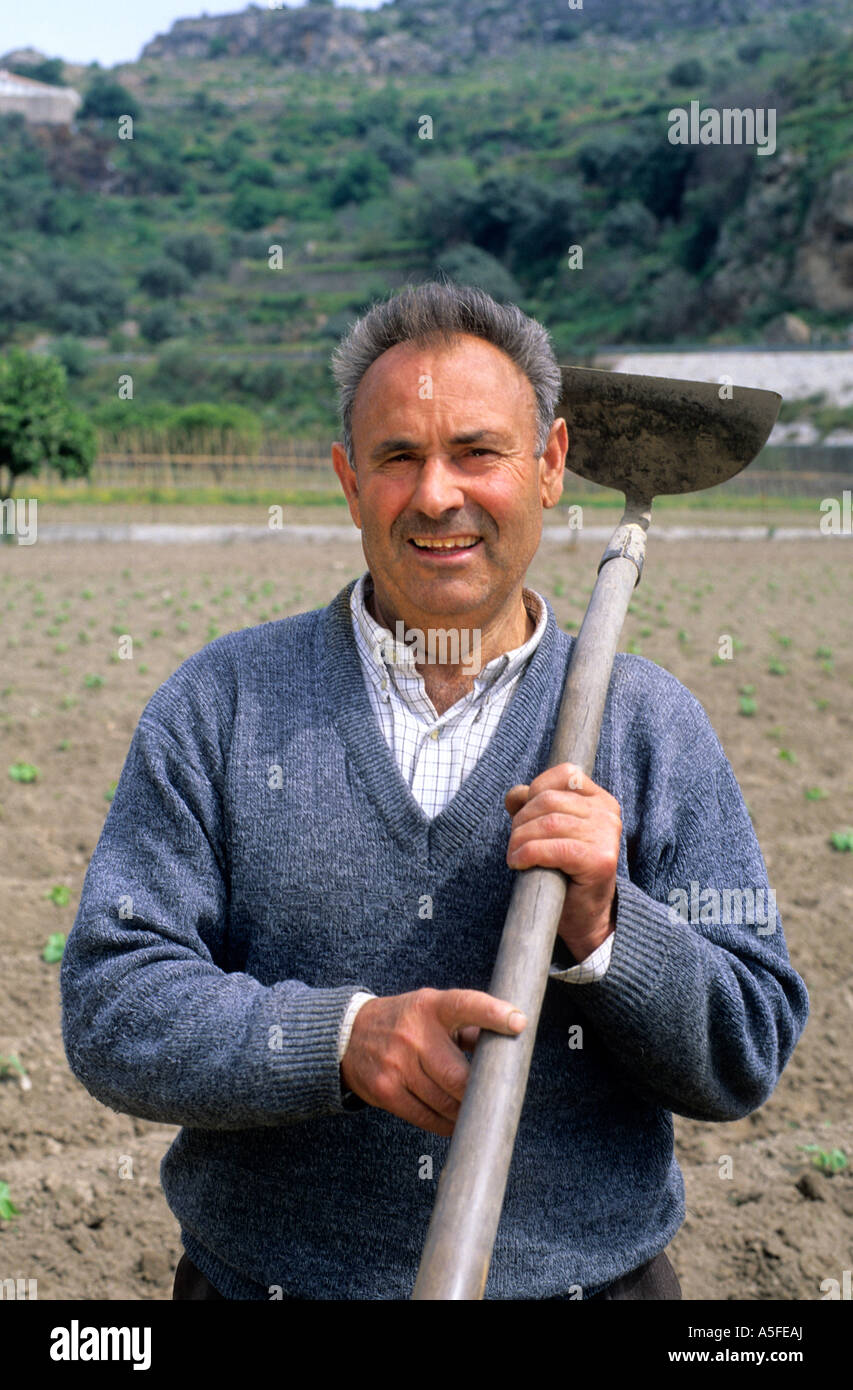 A farmer in southern Spain Stock Photo
