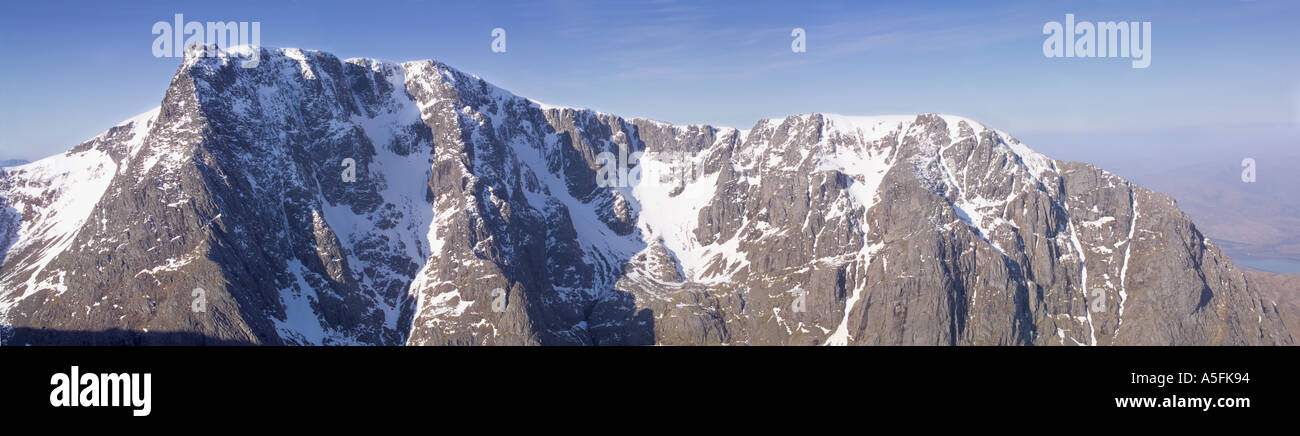 Ben Nevis North Face panorama Stock Photo