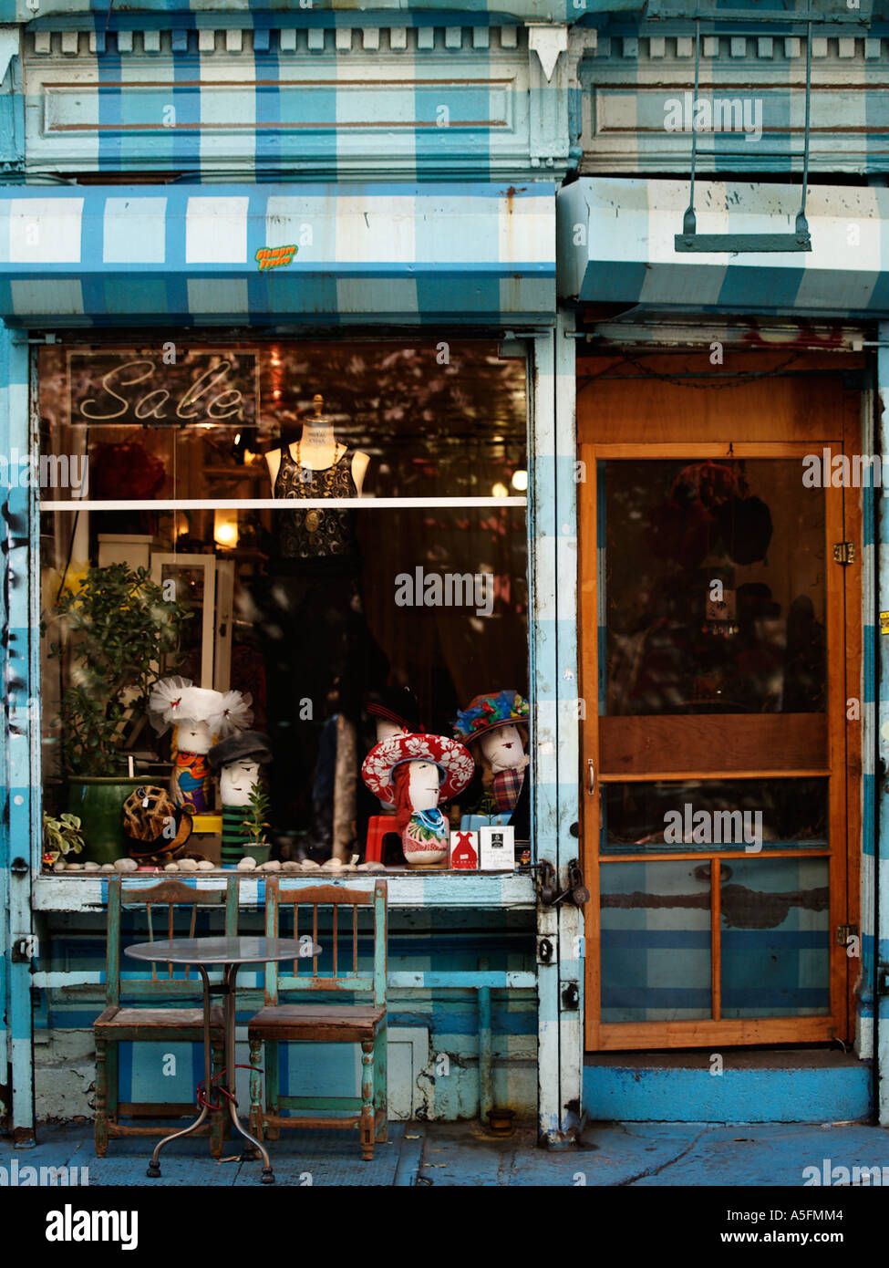 Storefront of a fashion boutique NoHo New York Stock Photo Alamy