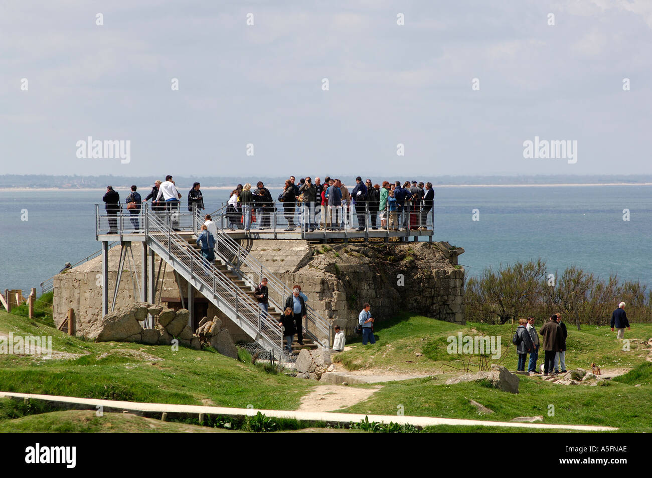 Point Du Hoc the taken by Col Rudder s Rangers on D Day Normandy France ...