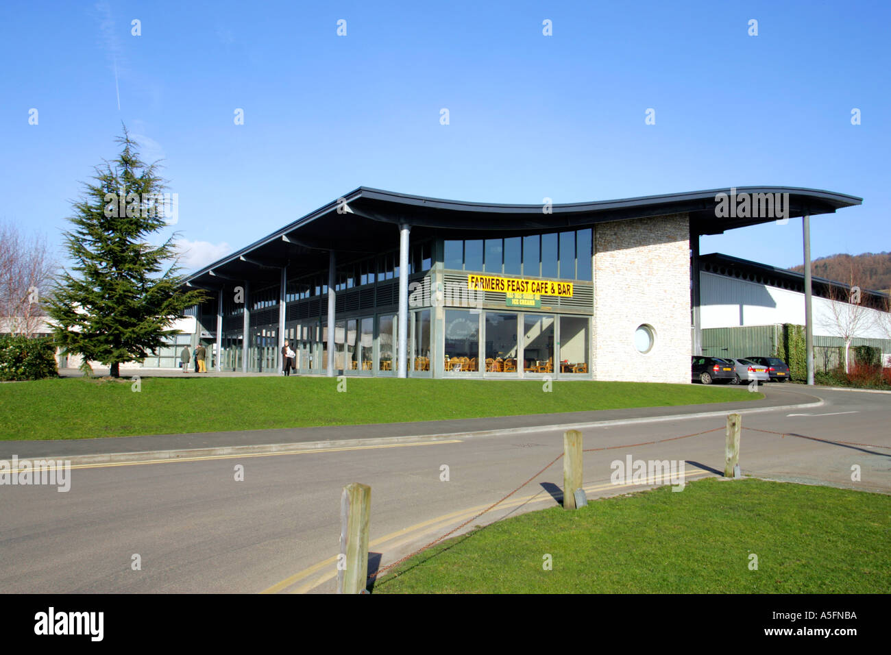 Bakewell Agricultural Centre in the Peak District Derbyshire Stock Photo Alamy