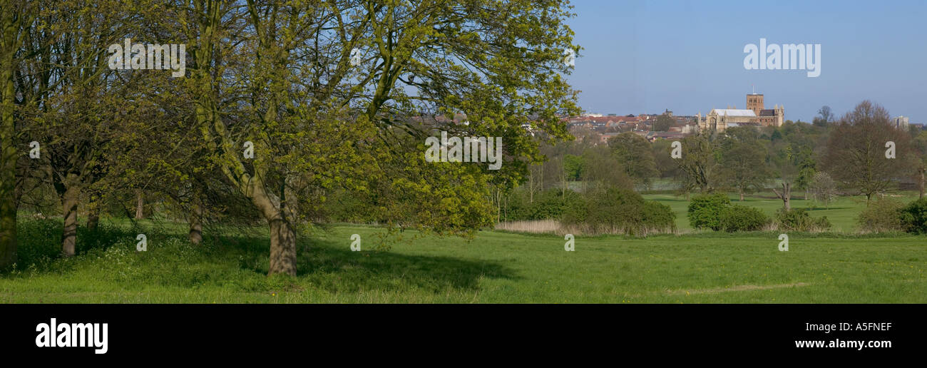 St Albans landscape Abbey Hertfordshire Stock Photo