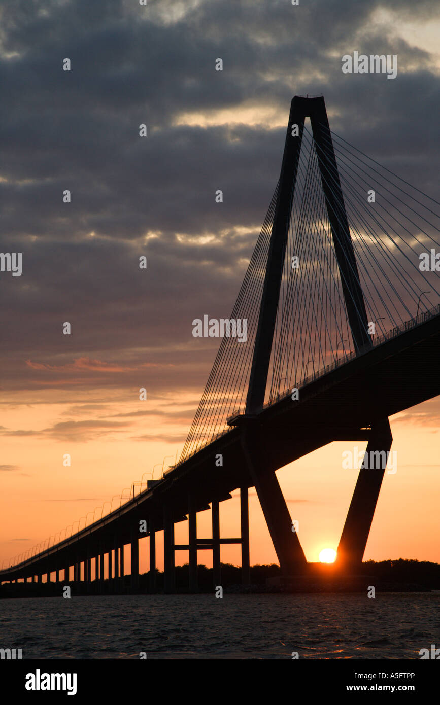 Cooper River Bridge in Charleston South Carolina Stock Photo Alamy