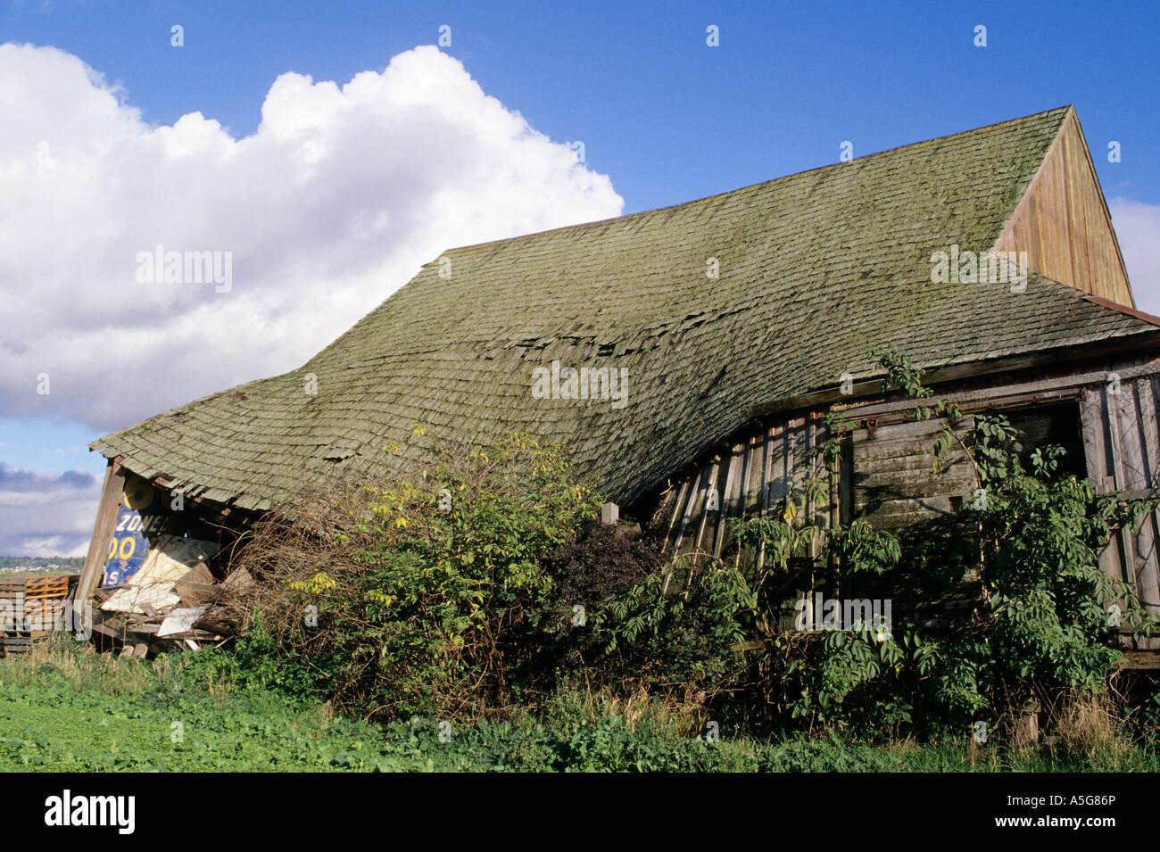 Sagging barn roof hi-res stock photography and images - Alamy