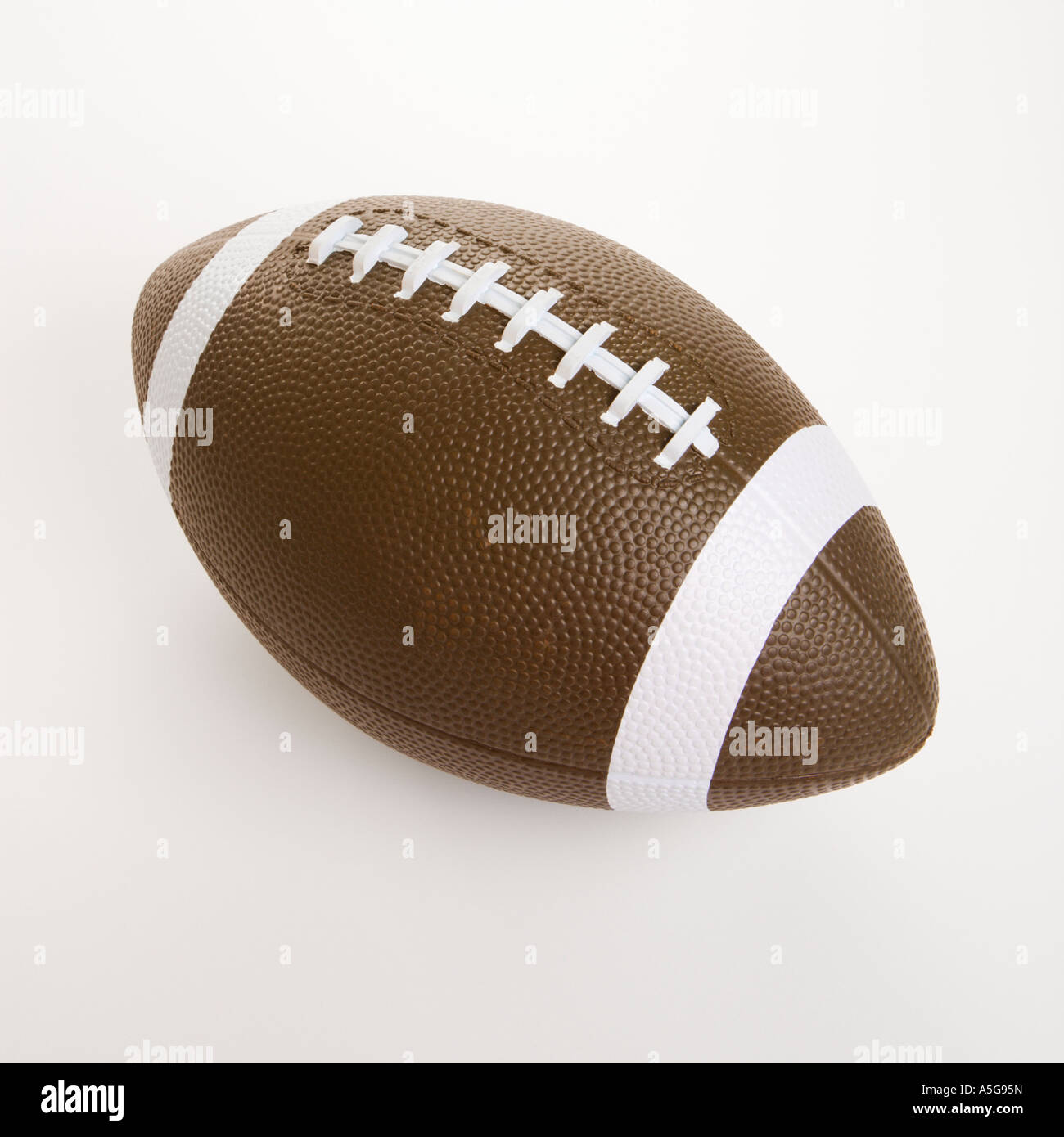 American football on white background Stock Photo