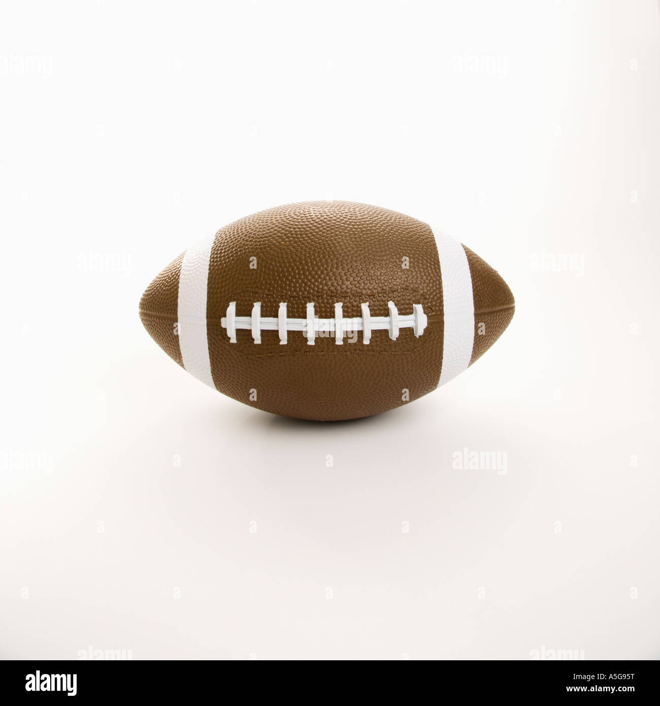 American football on white background Stock Photo