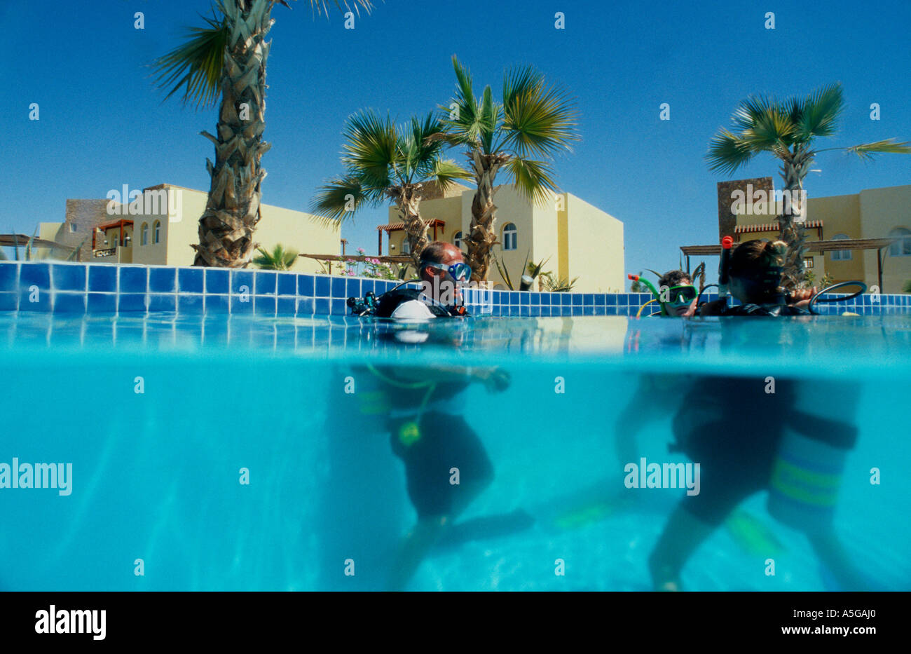 Scuba diving lessions Sol Y Mar Hotel Marsa Alam southern Red Sea Egypt