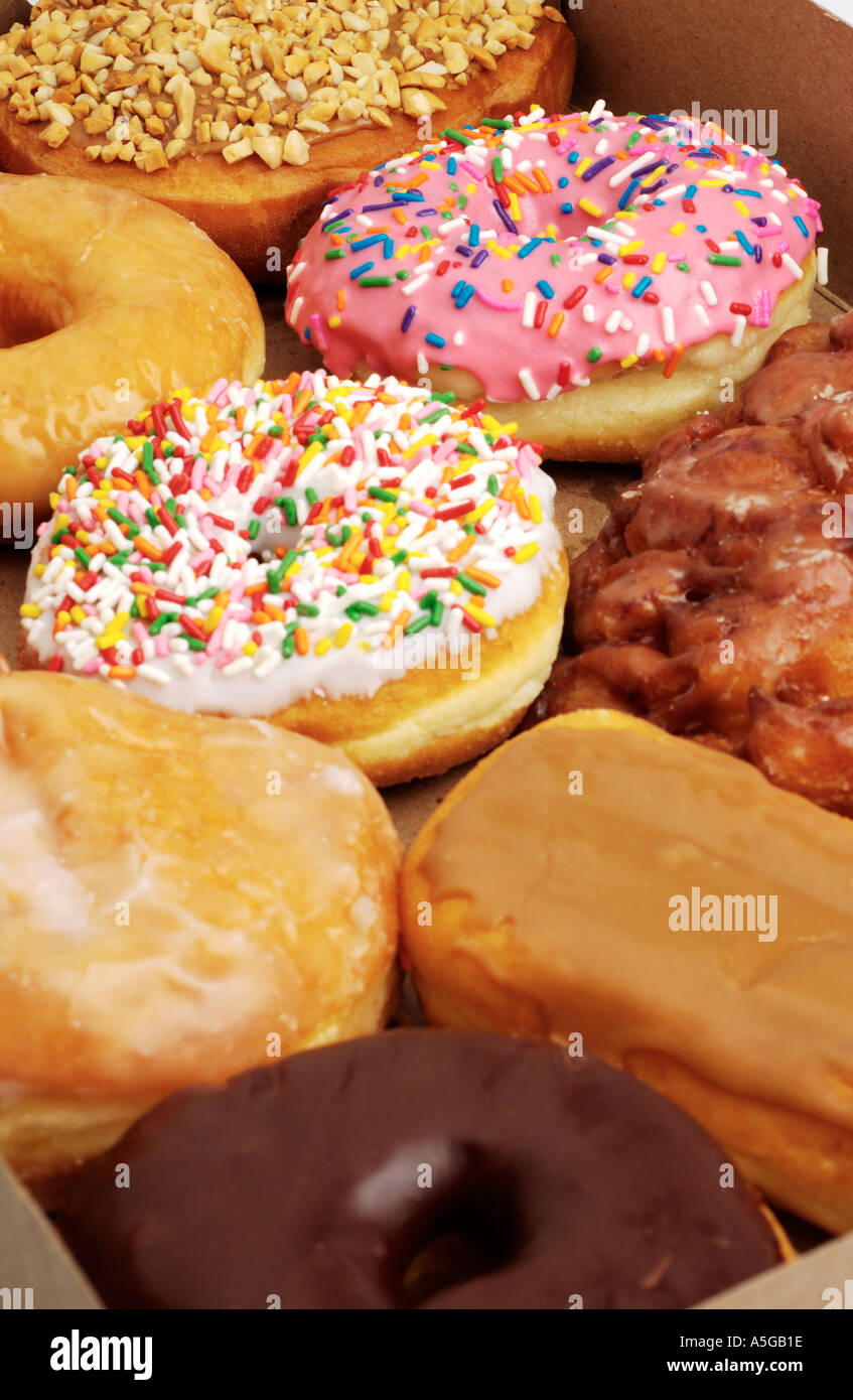 Assorted doughnuts Stock Photo