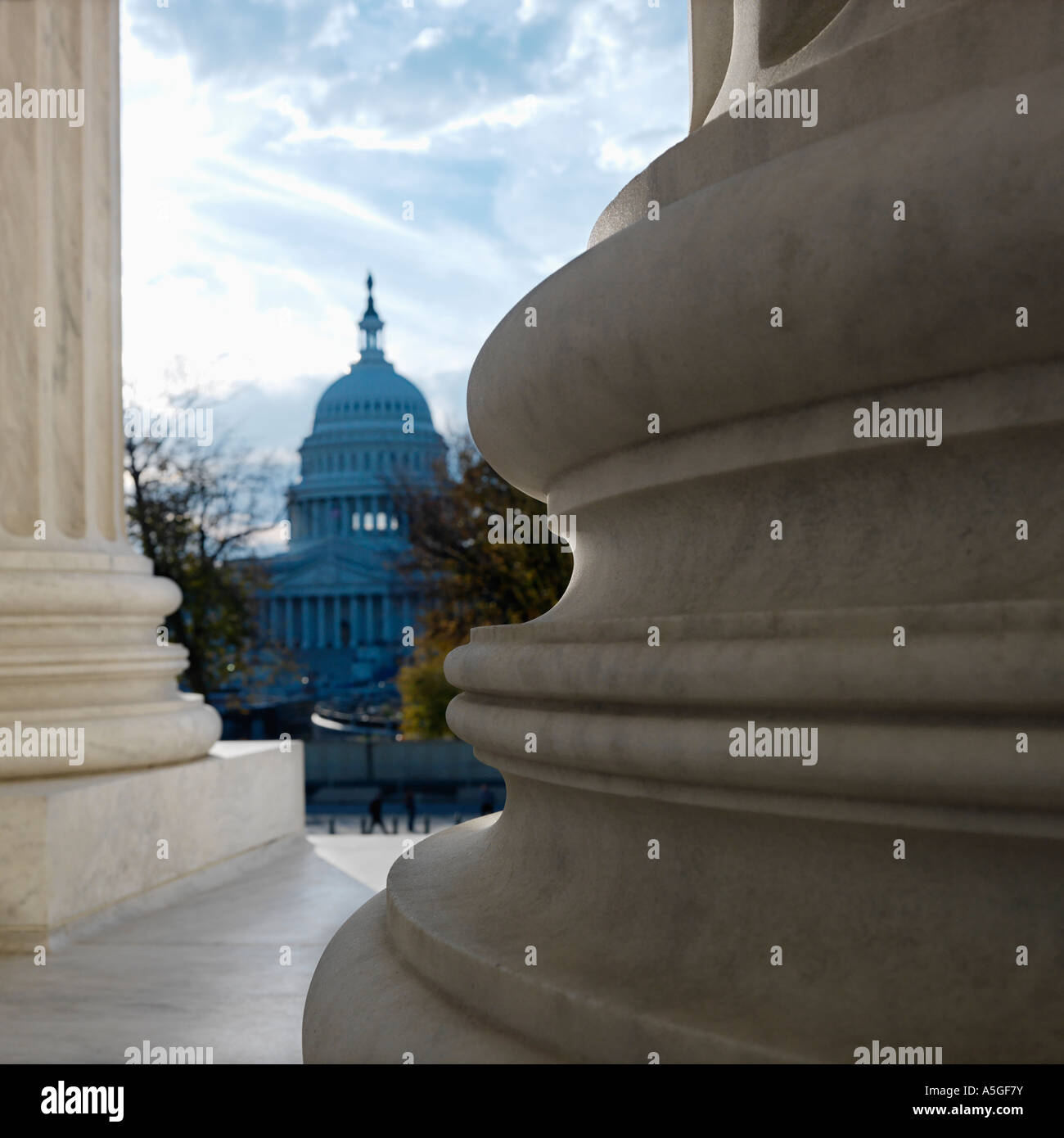 Behind Building View from behind the columns hi-res stock photography and images - Alamy