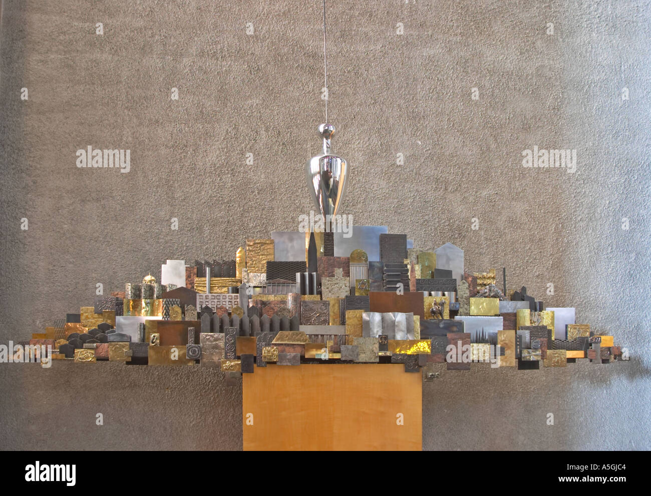 The Plumb line and the city a sculpture in the new Cathedral Coventry