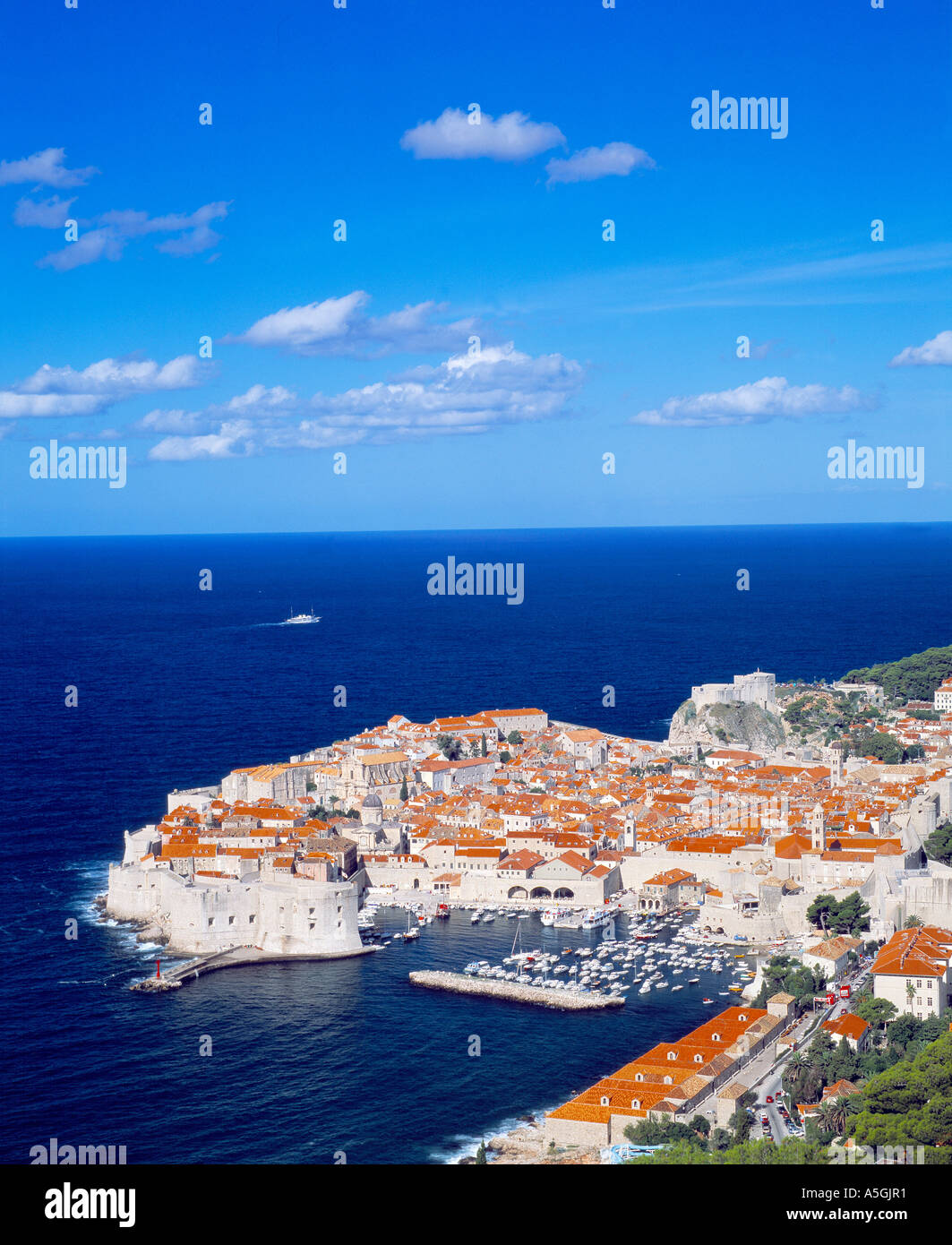 Aerial view coastal town hi-res stock photography and images - Alamy