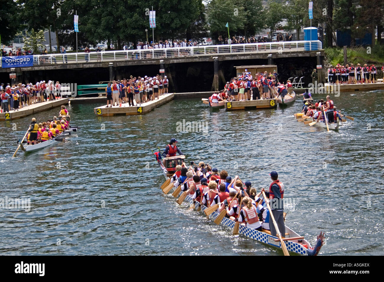 Dragon Boat Festival, Vancouver, BC, Canada Stock Photo