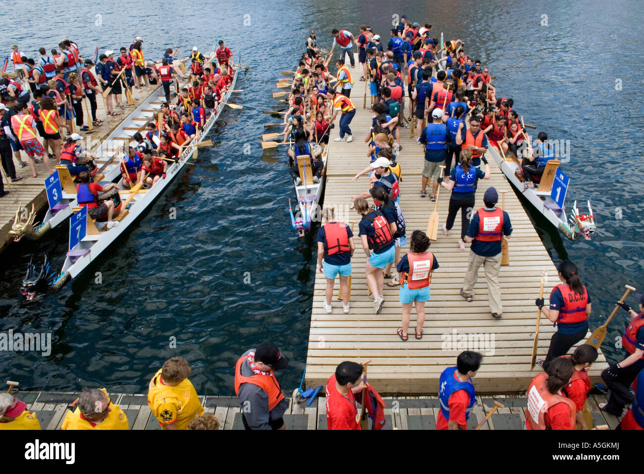 Dragon Boat Festival, Vancouver, BC, Canada Stock Photo