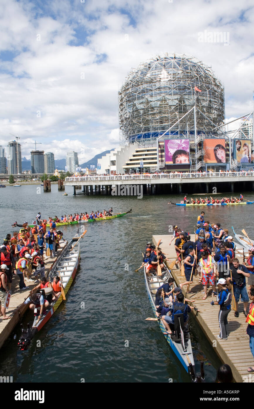 Dragon Boat Festival at Telus World of Science, Vancouver, BC, Canada Stock Photo