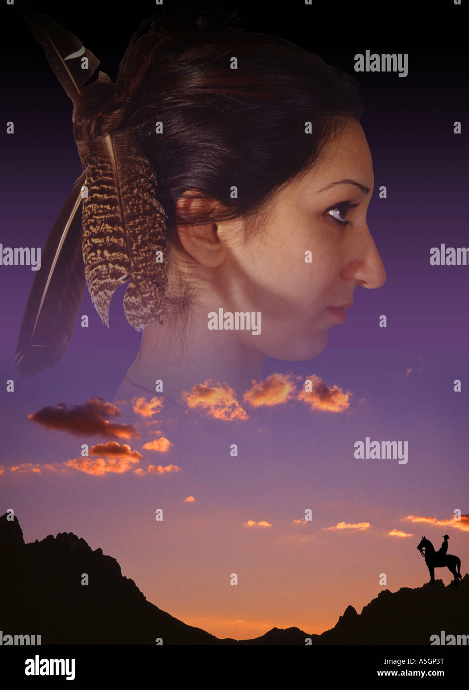 Indian cowboy hi-res stock photography and images - Alamy