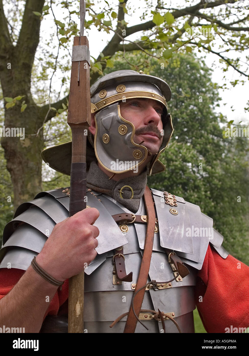 Roman soldier Exeter UK Stock Photo