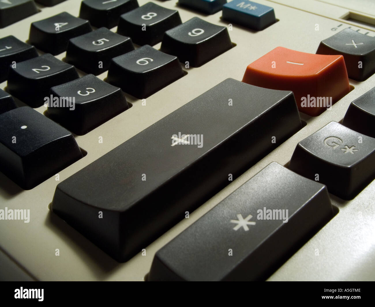 using a calculator Stock Photo - Alamy