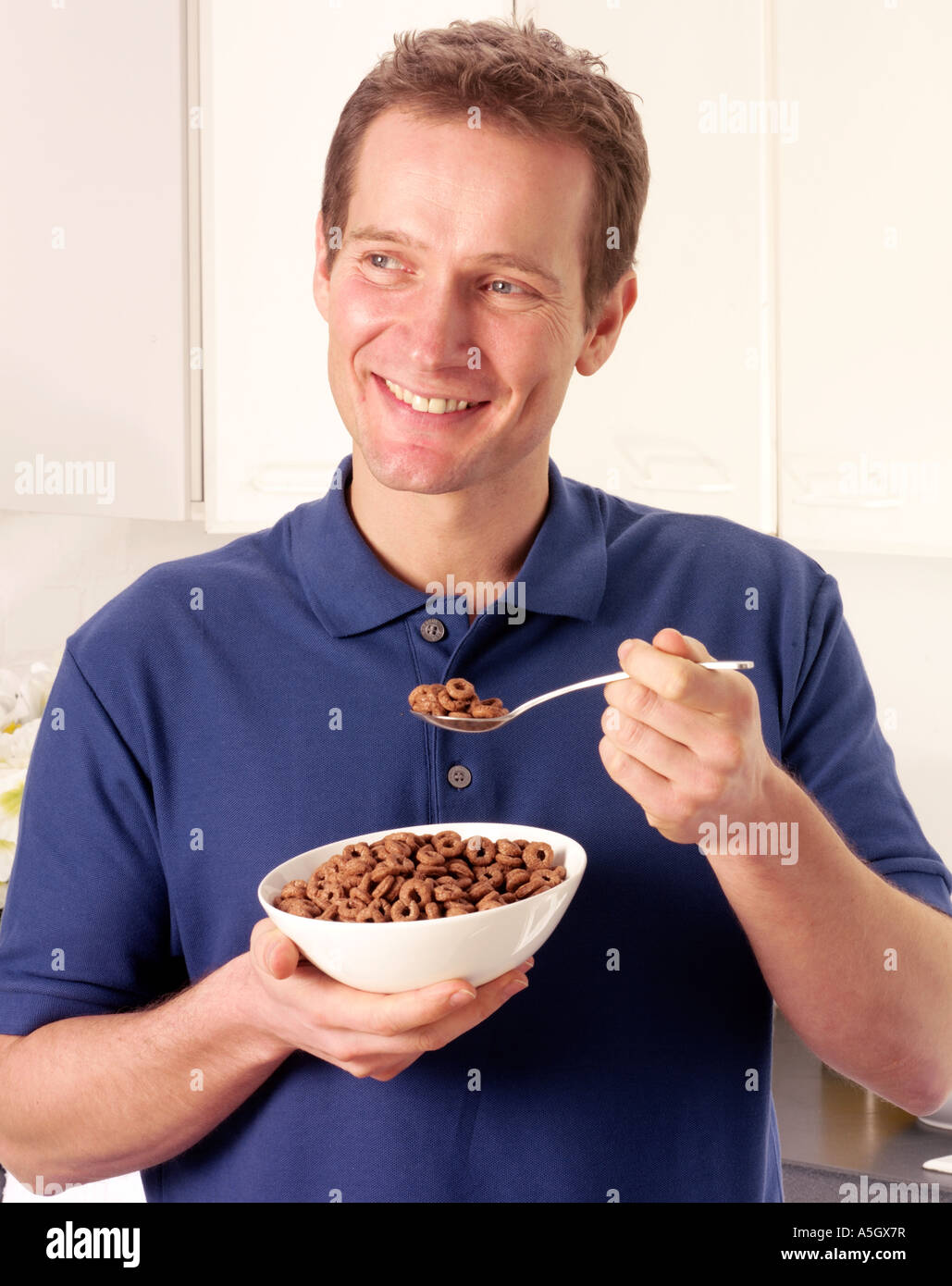 Someone eating cereal hires stock photography and images Alamy