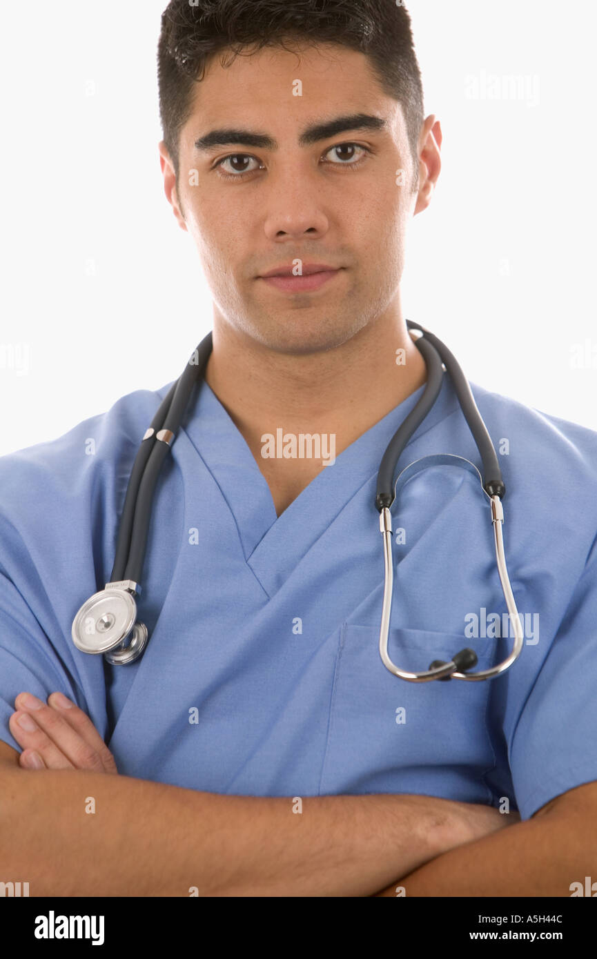 Portrait of a male doctor Stock Photo