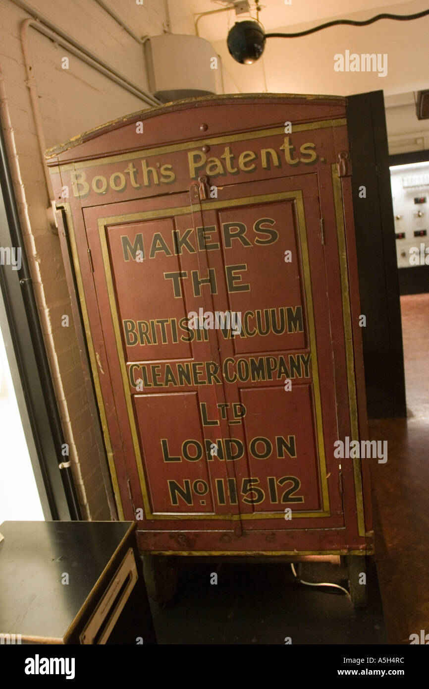 1905 booth vacuum cleaner in the science museum hires stock