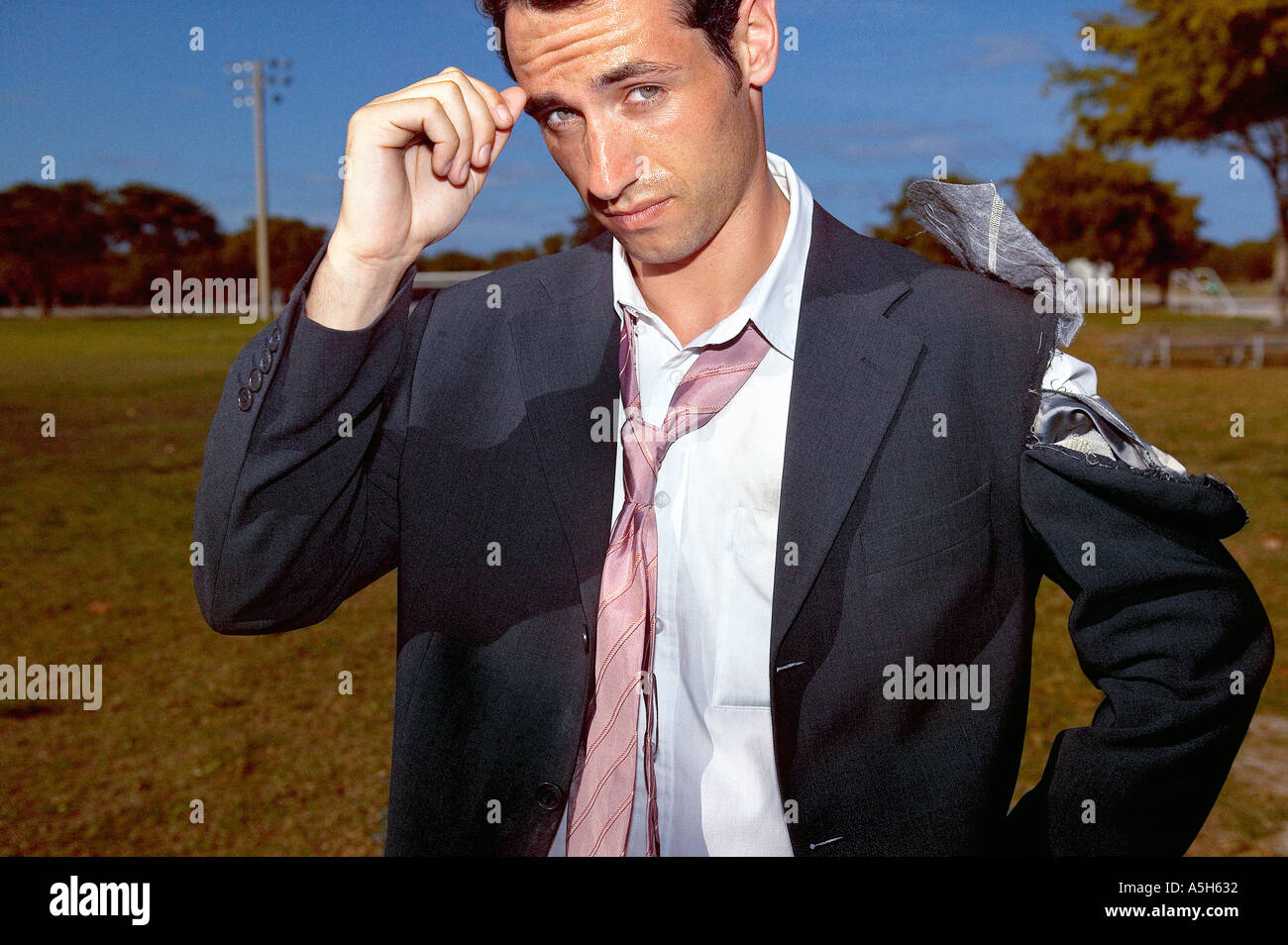 Torn business suit man hires stock photography and images Alamy