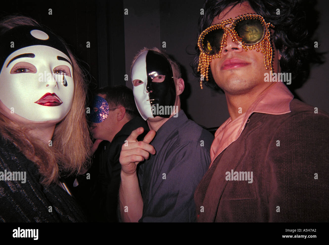 Masked face hi-res stock photography and images - Alamy