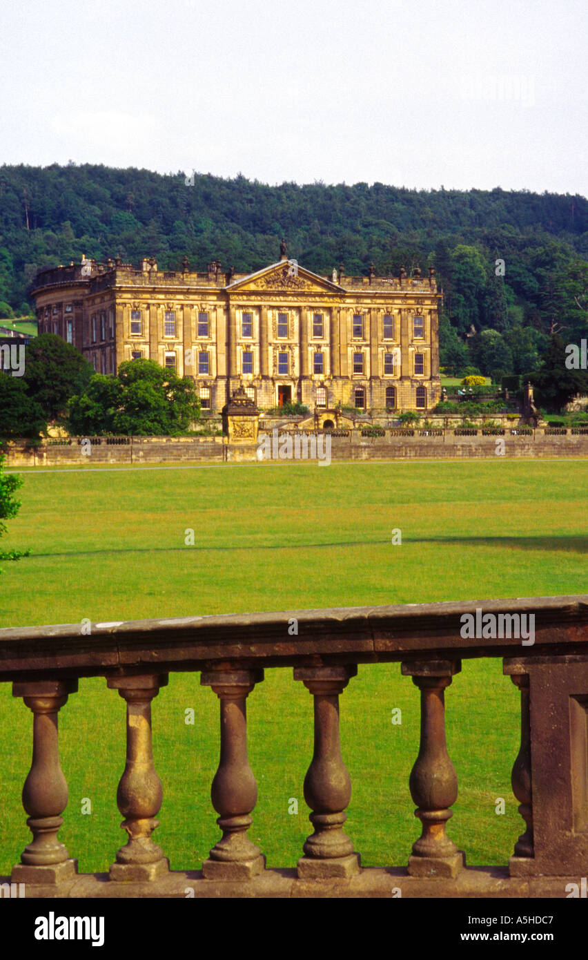 Chatsworth Derbyshire England Stock Photo