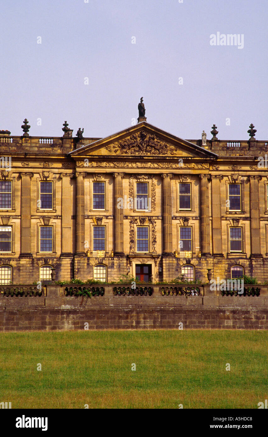 Chatsworth Derbyshire England Stock Photo