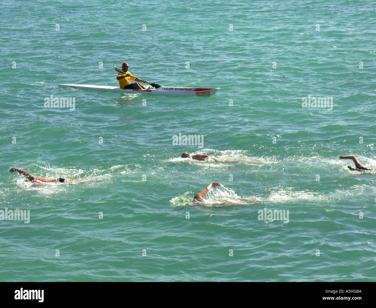 Open water swimmers hi-res stock photography and images - Alamy