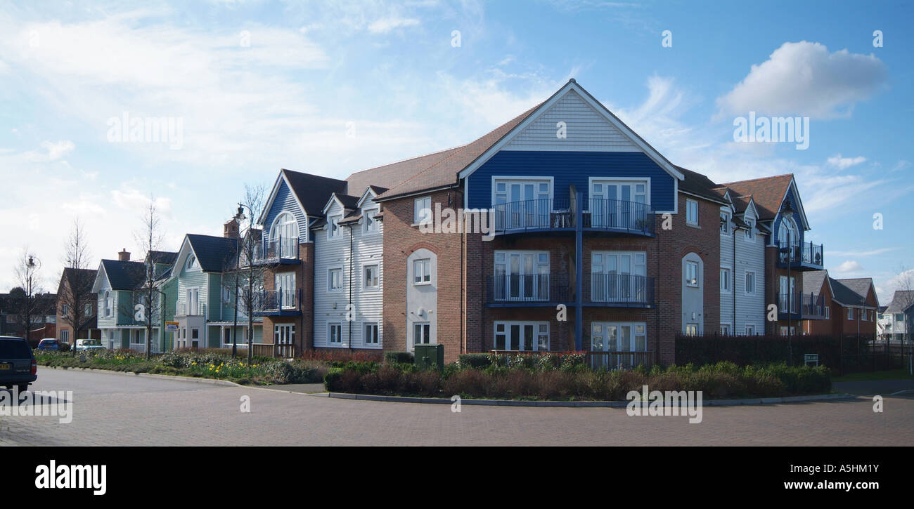 New Housing, Aylesford, Kent Gateway, South East England Stock Photo