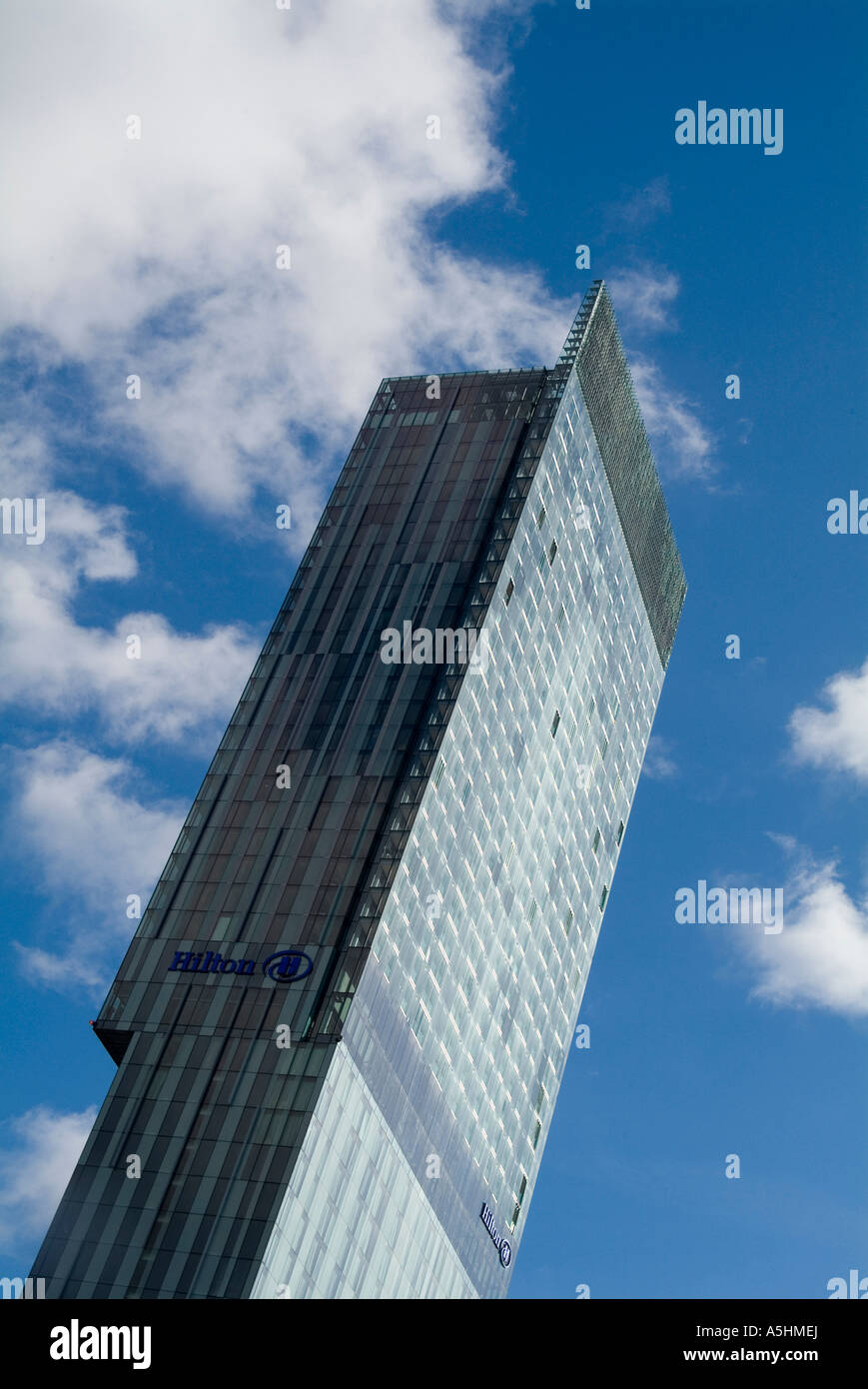 Beetham Tower 301 Deansgate Manchester (Hilton Hotel) Lancashire Northern England Stock Photo