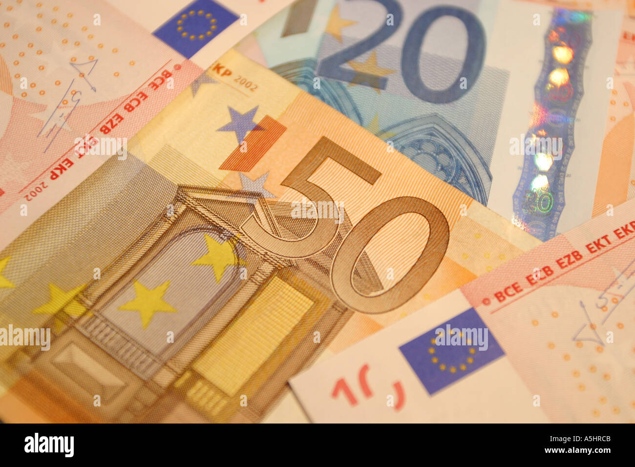 Euro currency bank notes Stock Photo - Alamy