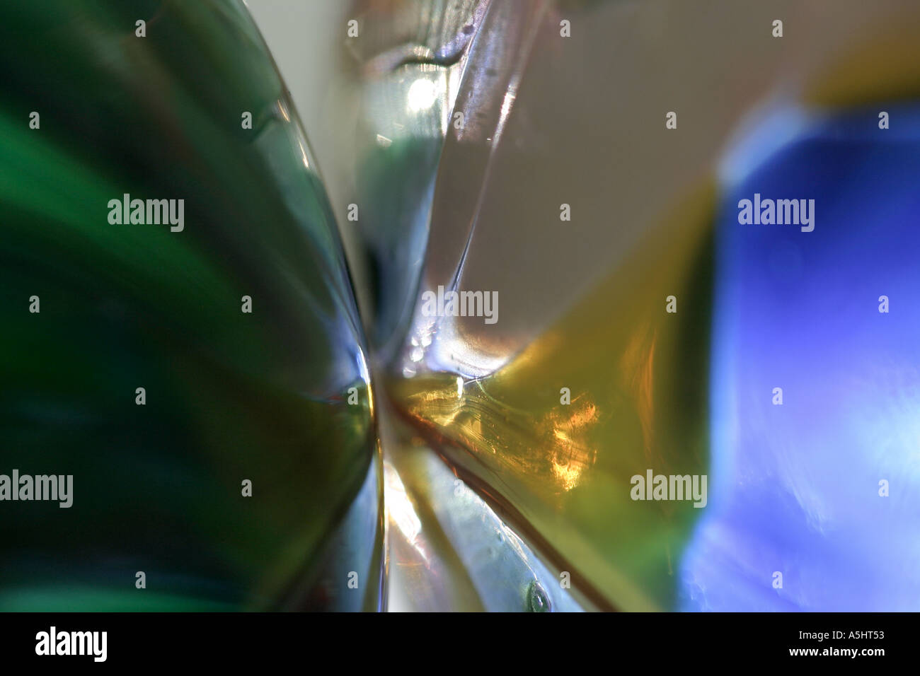 Multicolor glass reflections Stock Photo - Alamy