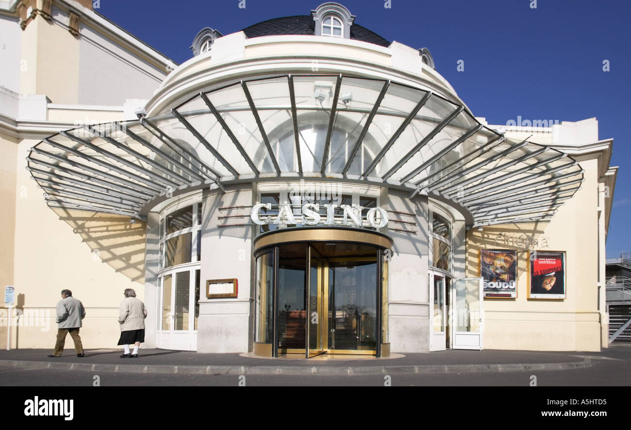 Casino at Cabourg Normandy France Europe Stock Photo