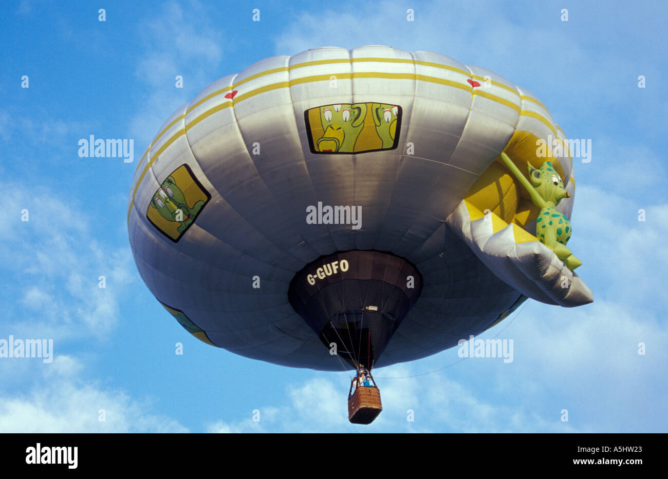 U F O Hot Air Balloon Stock Photo