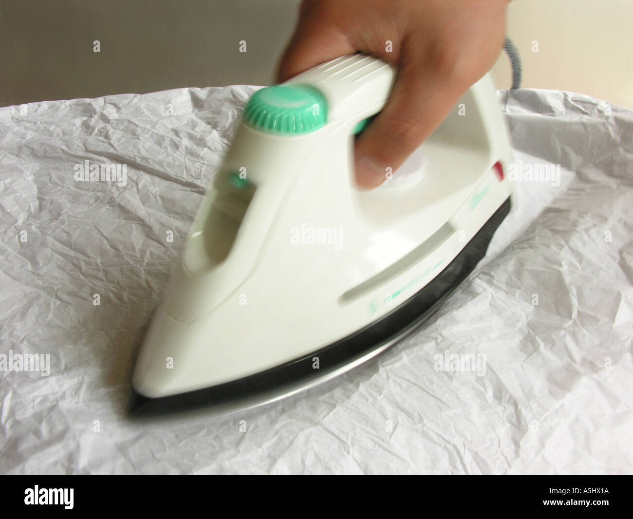 ironing out creases Stock Photo Alamy